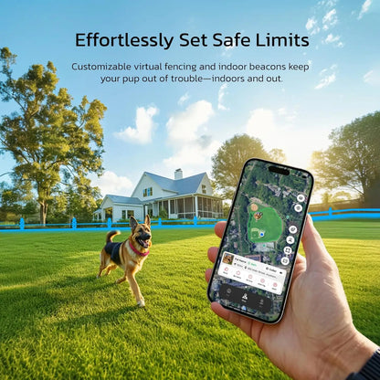 Dog Wireless Fences, Advanced GPS Dog Collar