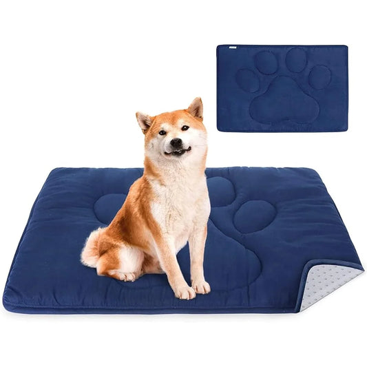 Anti-Slip Dog Crate Mat Washable Comfortable