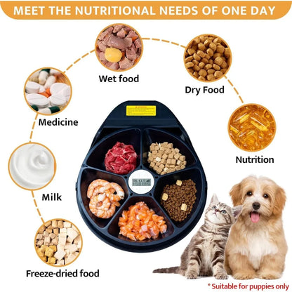 Cat Wet Food Automatic Feeder with Timer