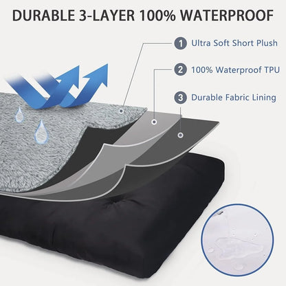 Waterproof Bed Removable Cover Non-Slip Bottom Pet Mattress