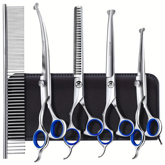 7Pcs/set Scissors Set for Pet Dog Grooming
