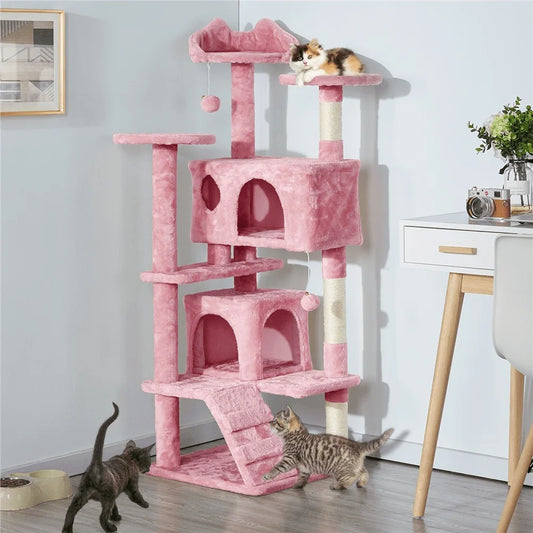 Scratching Post Fur Balls Perches Sturdy Base