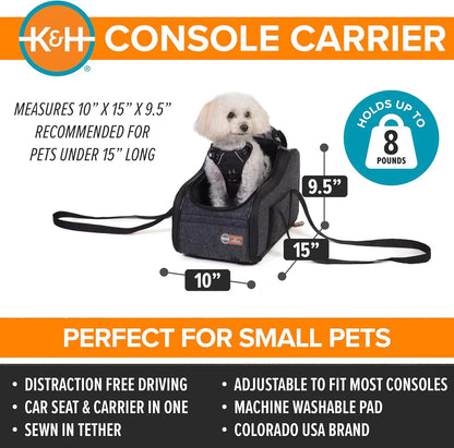 Center Console Dog Car Seat Secure Safety Tether