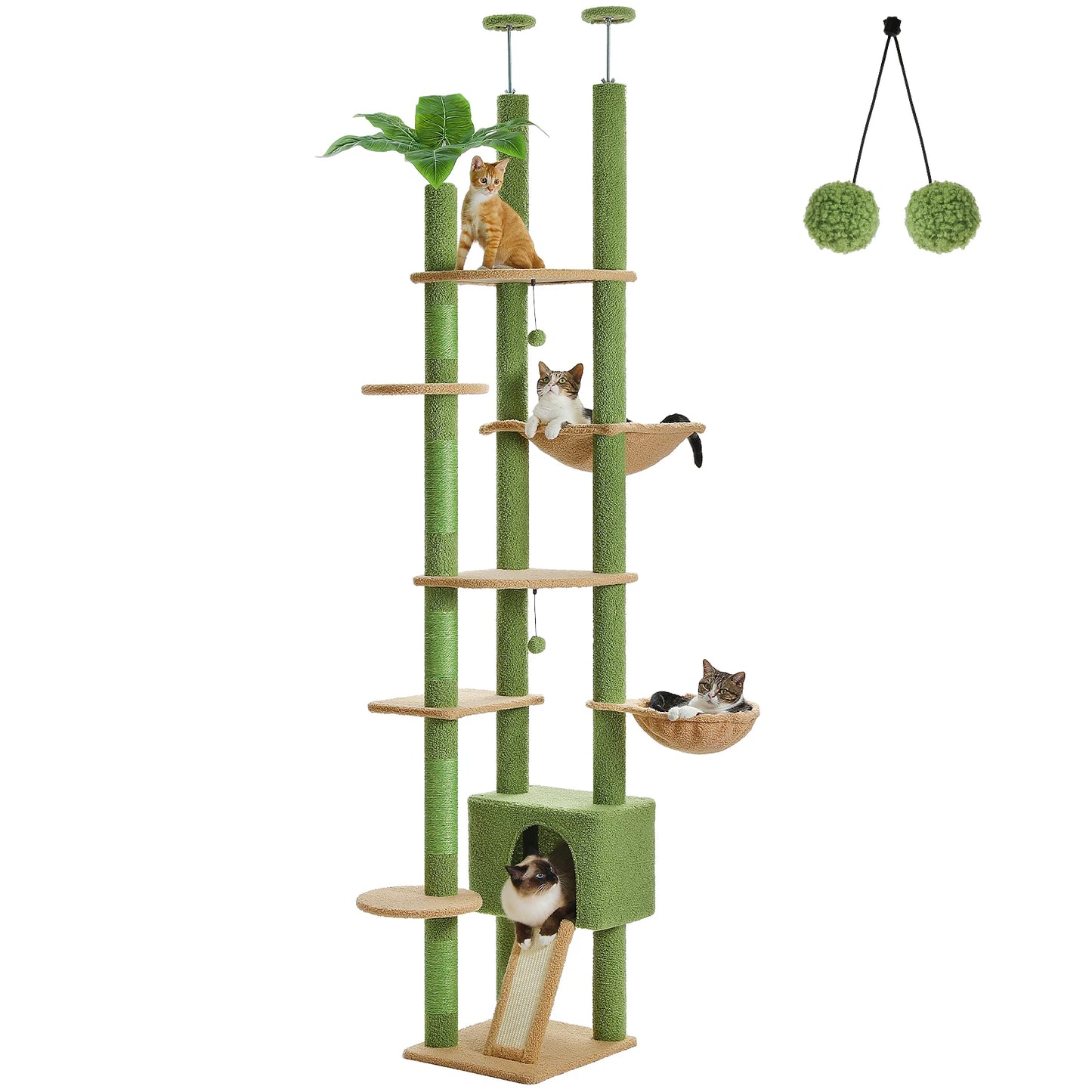 Cactus Tower Adjustable Height/Condo/Hammock/Scratching Post