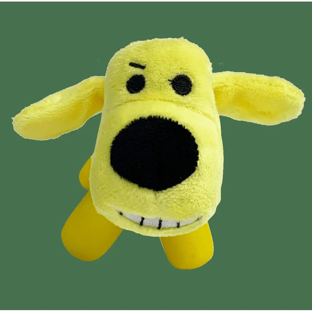 Durable Banana Shaped Plush Dog Toy Fetch Cuddle