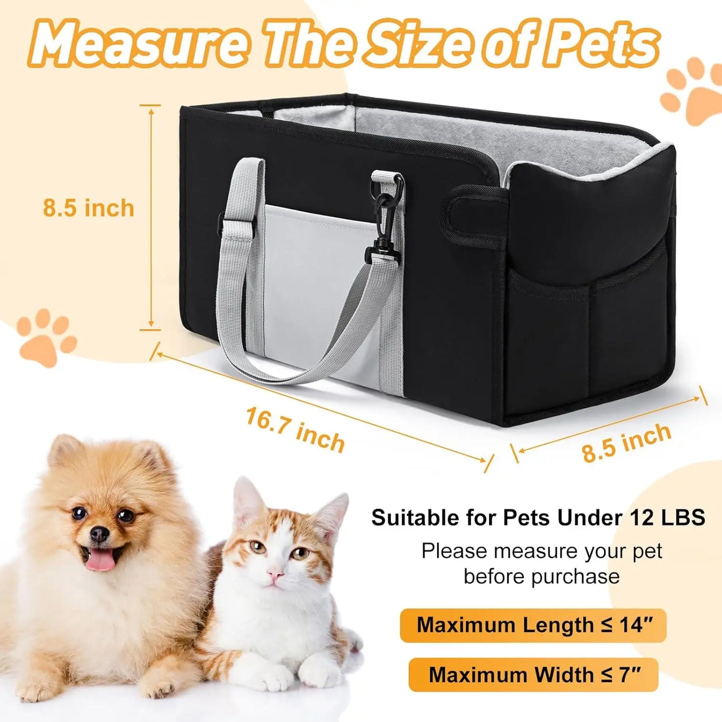 Adjustable Safety Booster Seat with Washable Cushion