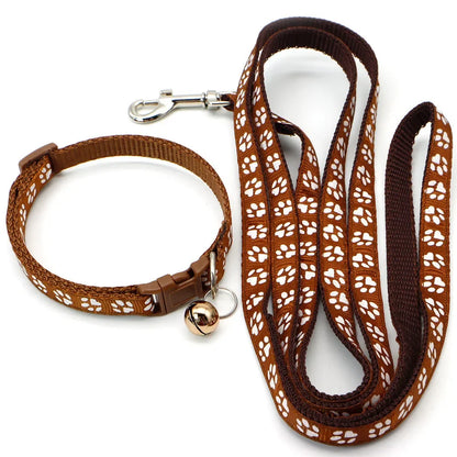 Leash Adjustable Collar Printed