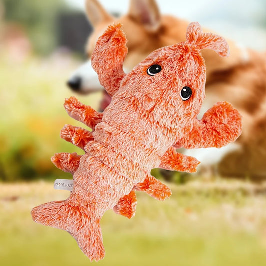 Floppy Lobster Interactive Dog Funny Plush Toy Squeak