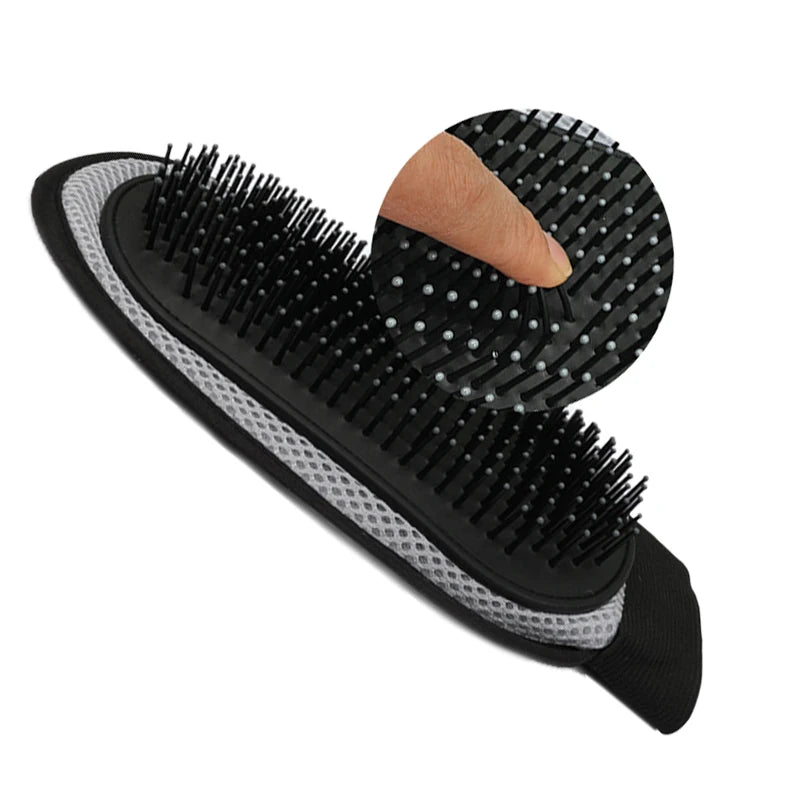 Massage Bathing Cleaning Grooming Silicone Hair Removal Brush