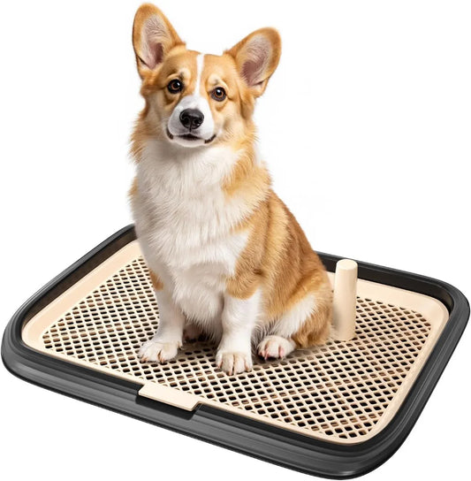 Dog Potty Tray, 23.6"x17.7" Indoor Pet Pee Pad Holder