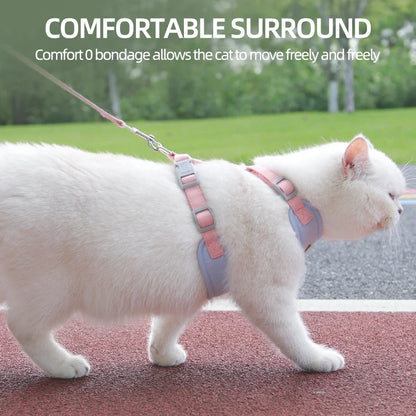 Cat Puppy Outdoor Harness and Leash Set