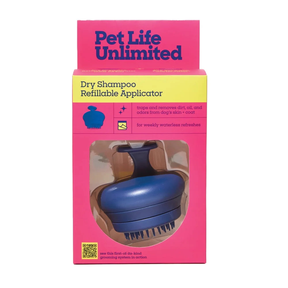 Waterless Dry Shampoo Applicator Brush Dogs Ergonomic