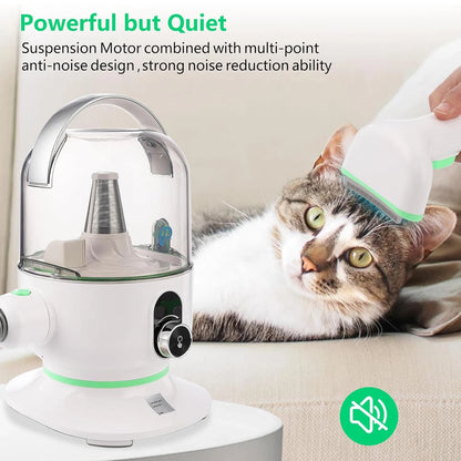 Pet Grooming Kit with 2L Vacuum 5 Grooming Tools For Pets