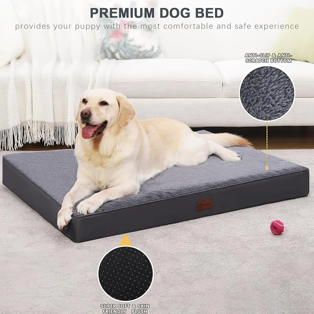 Waterproof Orthopedic Dog Bed Medium Non-Slip Foam