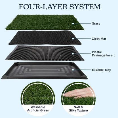 Artificial Grass Pee Pad for Dogs  - 20x30 Reusable 4-Layer