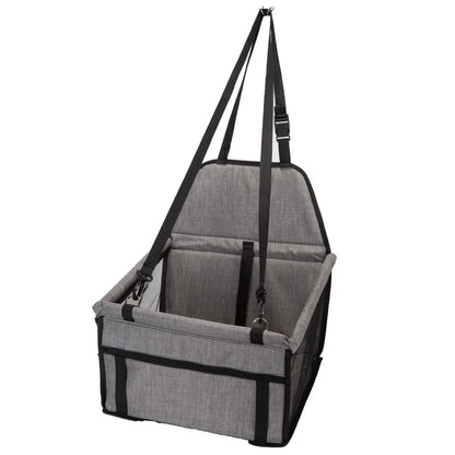 Collapsible Pet Seat Cushioned Interior Adjustable Straps