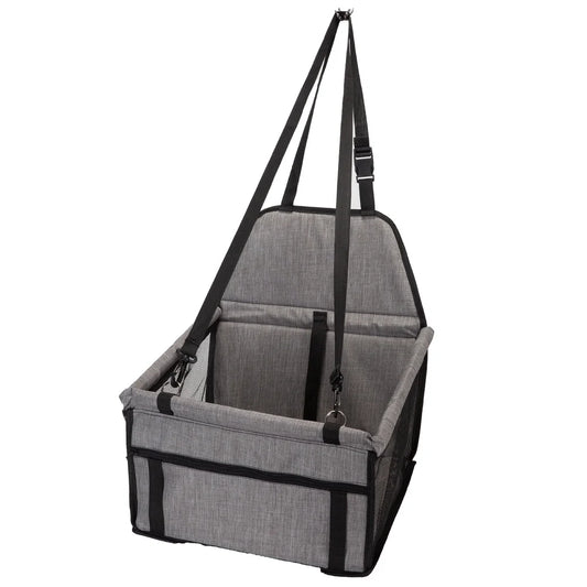 Collapsible Pet Seat Cushioned Interior Adjustable Straps