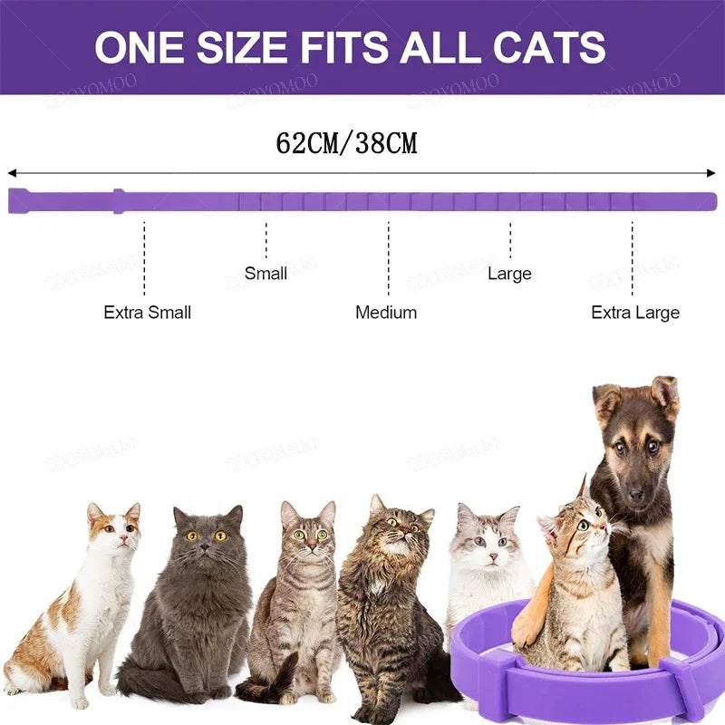 Dog Calming Pheromone Collar Cat Relieve Anxiety Adjustable Comfortable Collar