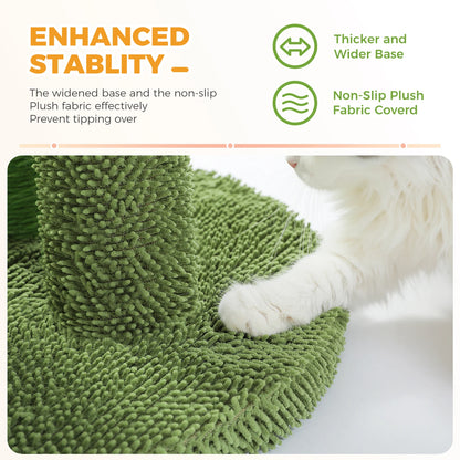 Cactus Cat Scratching Post Interactive Dangling Ball