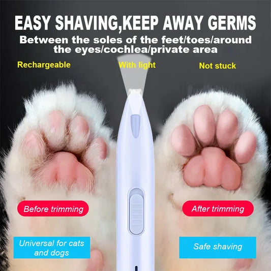 Hair Trimmer Electric Pet Foot Hair Ear