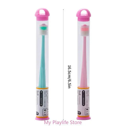 Small Toothbrush Teeth Cleaning Soft Silicone Bristle