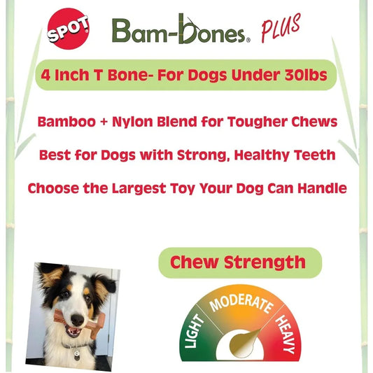 T Bone Durable Nylon Dog Chew