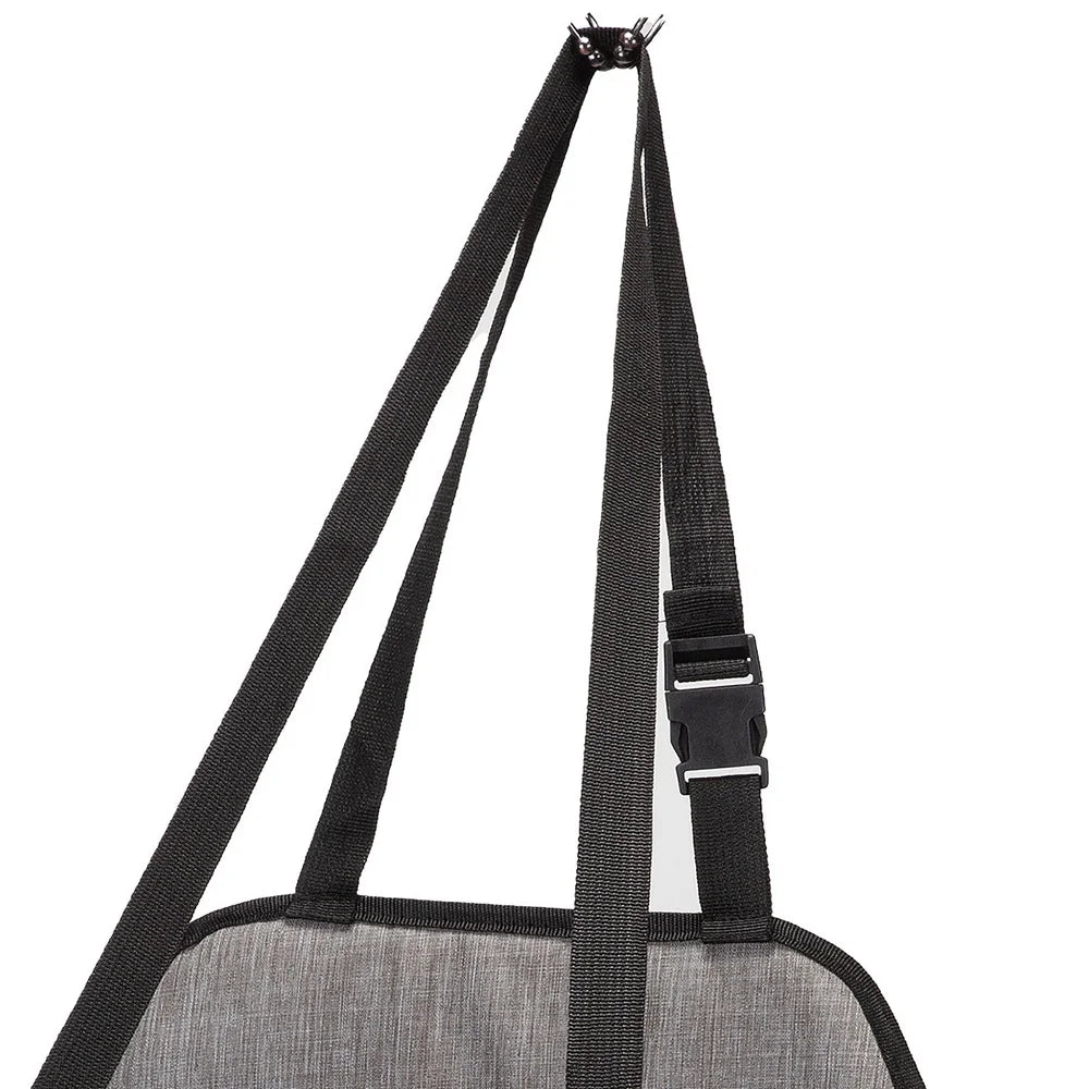 Collapsible Pet Seat Cushioned Interior Adjustable Straps