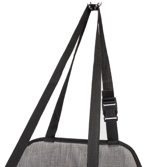 Collapsible Pet Seat Cushioned Interior Adjustable Straps