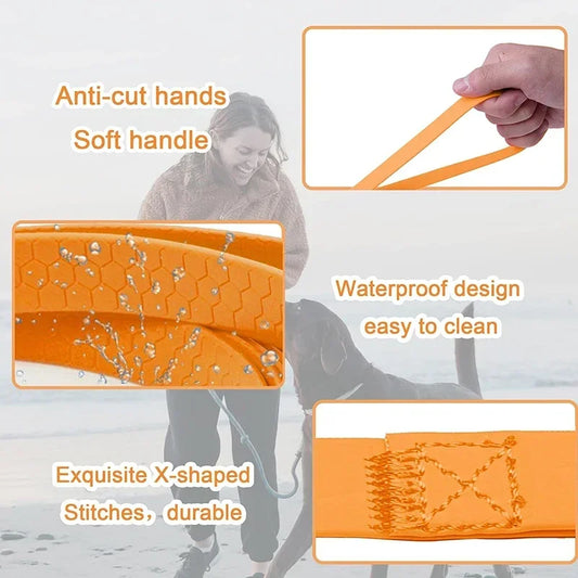Dog Leash PVC Easy Clean Waterproof Durable