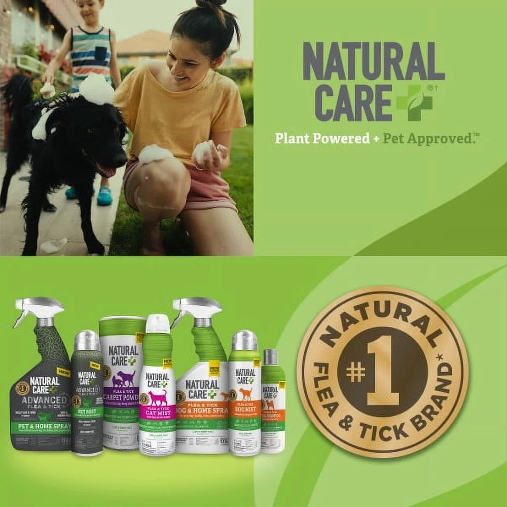 Flea and Tick Dog Shampoo Natural Plant Extracts Safe 12oz