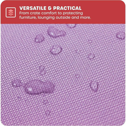 Chew Resistant Dog Crate Mat Waterproof Padded Bed