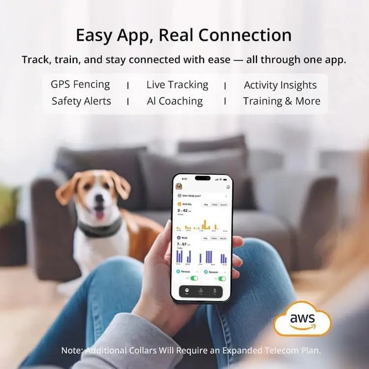 Dog Wireless Fences, Advanced GPS Dog Collar