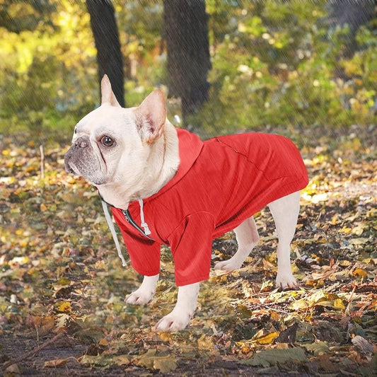 Dog Raincoat Small Medium Storage Pocket Adjustable