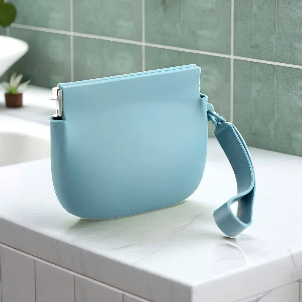 Silicone Dog Treat Bag Mini Portable Snack Pouch