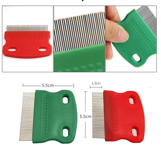 Stainless Steel Pet Grooming Comb Long Thick Hair
