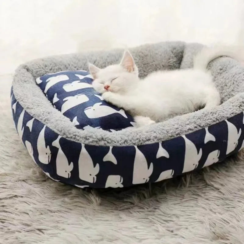 Mattress with Pillow Winter Warm Comfortable Sleeping Mat for Pet