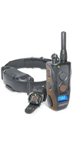 Remote Dog Training E-Collar, HANDSFREE Square, 3/4-Mile Range, Rechargeable, Waterproof, High-Output, 1 Dog System, eCollar