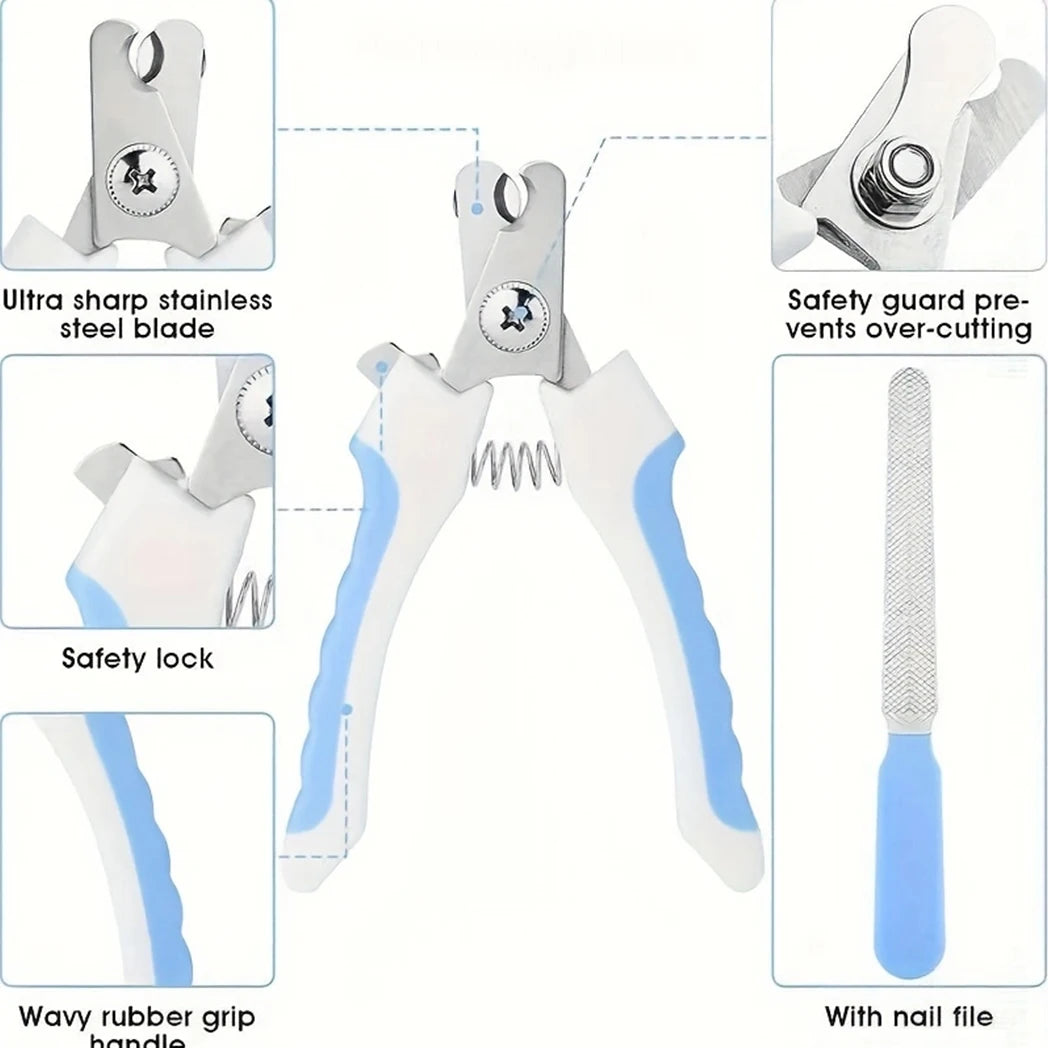 Hair Removal, Flea Comb, Shampoo Brush, Nail Clippers, Toothbrush Set
