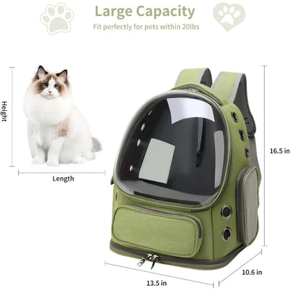 Breathable Cat Bubble Backpack Carrier Hiking Camping
