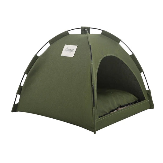 Pet Tent Bed Canvas Semi-enclosed Sleeping Bed