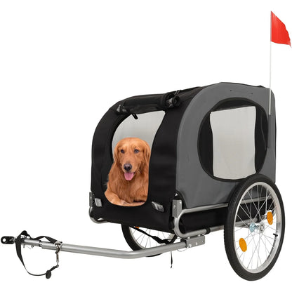 Dog Bike Trailer/Universal Bicycle Coupler/Folding/Water Resistant