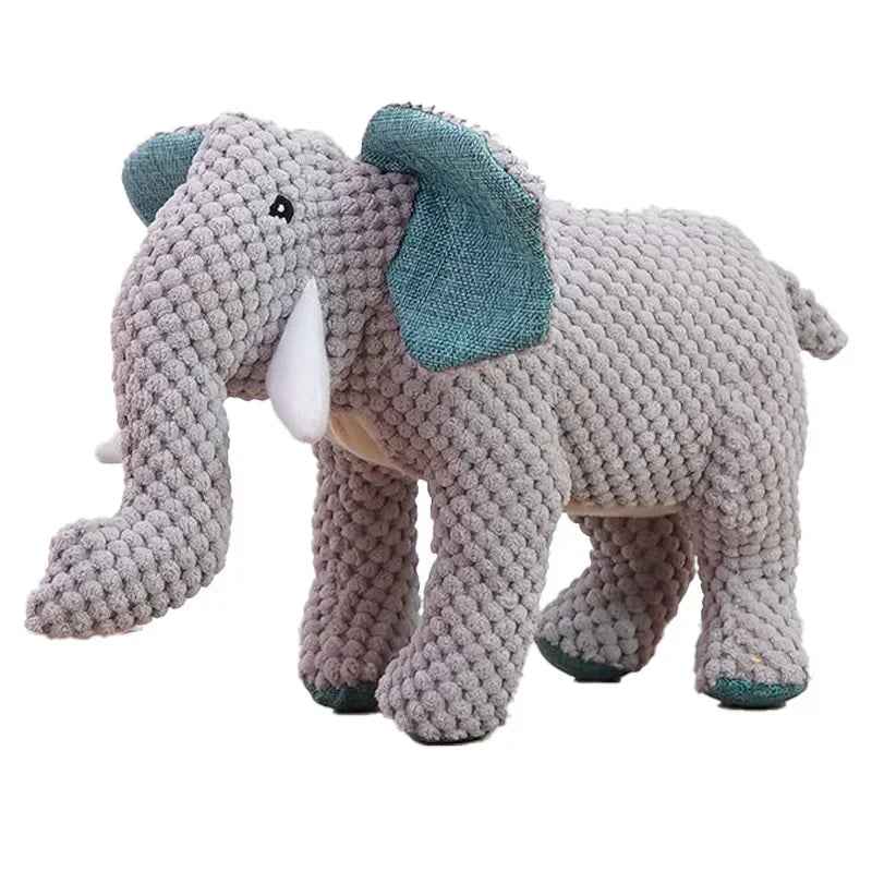 Squeaky Plush Dog Chew Toys Animals Shape