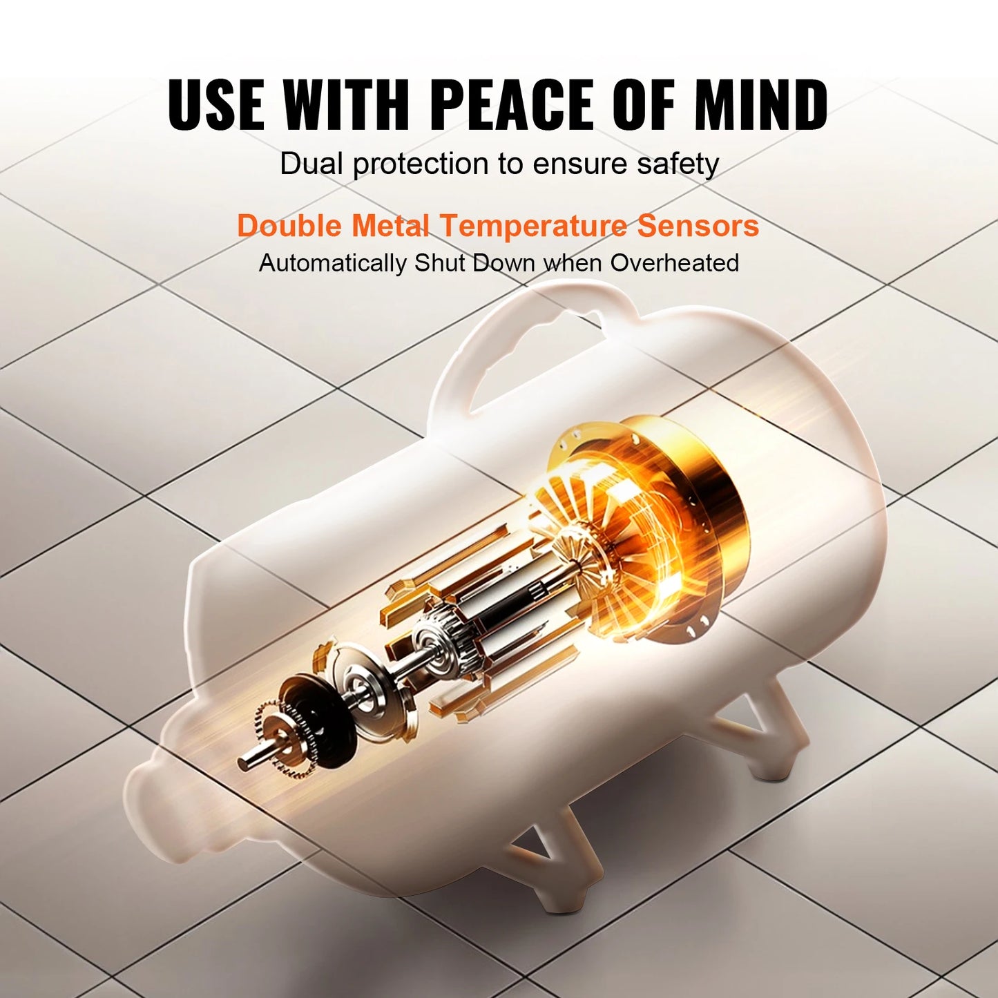 Dog Blow Dryer Adjustable Speed Temperature Control