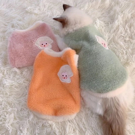 Cats  Warm Clothes for Winter Sweater Vests