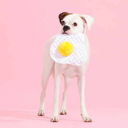 Egg Dog Toy Squeaky Ball Crinkle Fun Fetch