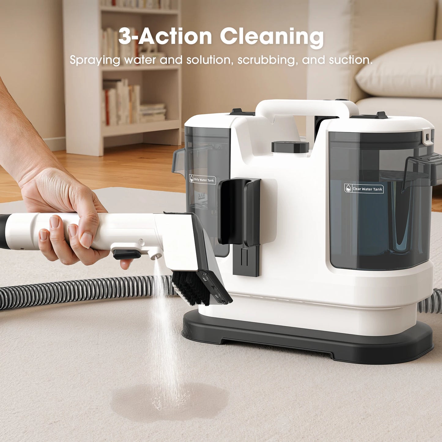 Multi-Purpose Portable Carpet Cleaner Machine for Pet Hair