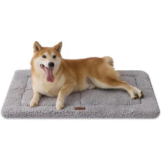 Low Profile Dog Crate Mat Reversible Bed