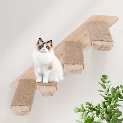 Wall Mounted Cat Climbing Frame for Cats Perch Shelves