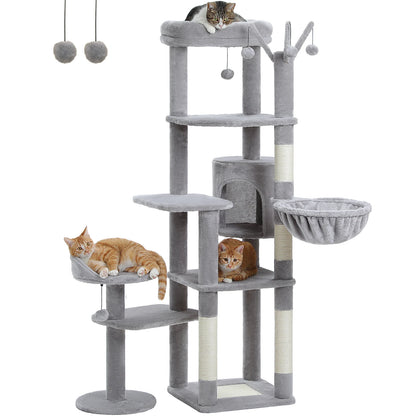 Multi-Level Condo Large Hammock Scratching Post  2 Perches
