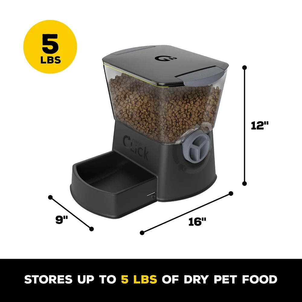 Durable Manual Pet Feeder with Precise Portion Control